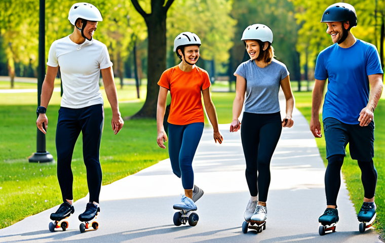 스케이트 부상 방지 팁 - Learning to Fall Safely**

"A young adult wearing full protective gear (helmet, knee pads, elbow pad...