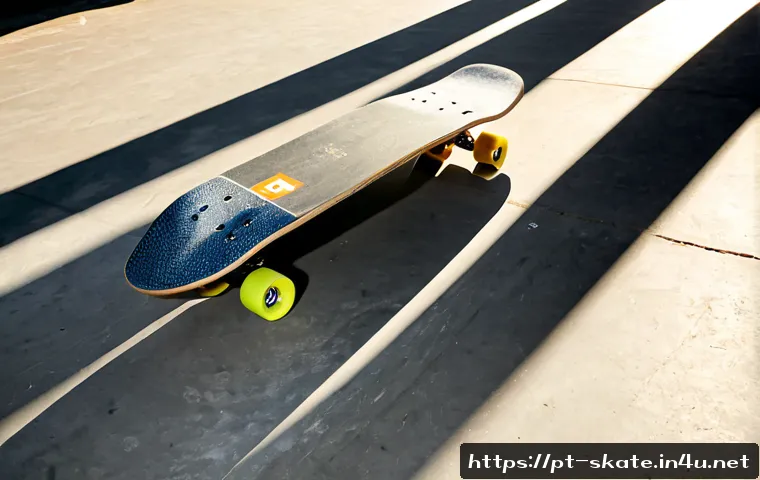 스케이트 북 추천 - Photorealistic editorial product comparison scene of three blank-deck skateboards arranged side by s...